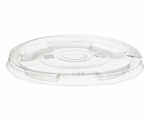 BIO Deckel zu Becher 300/400/500ml mit Halmstanzung Ø 96mm PLA 