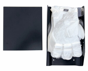 Preview: 10x Handschuhspender aus Metall für Outdoor + Indoor für geblockte Einweghandschuhe