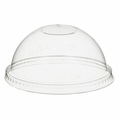 BIO Domdeckel zu Becher 300/400/500ml ohne Loch Ø 96mm aus PLA 