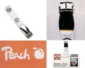 300x PEACH Halteschlaufe für ID-Cards