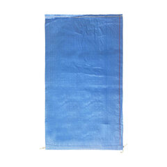 Preview: 1x Schwerlastsack Gewebesack Hochwassersack Getreidesack Lagersack PP mit rotem Streifen 500 x 800 mm 30 kg blau