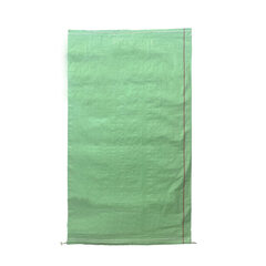 Preview: 1x Schwerlastsack Gewebesack Hochwassersack Getreidesack Lagersack PP mit rotem Streifen 500 x 800 mm 30 kg grün