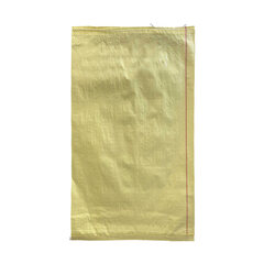 Preview: 1x Schwerlastsack Gewebesack Hochwassersack Getreidesack Lagersack PP mit rotem Streifen 500 x 800 mm 30 kg gelb