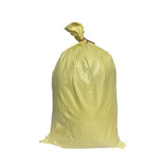 1x Schwerlastsack Gewebesack Hochwassersack Getreidesack Lagersack PP mit rotem Streifen 500 x 800 mm 30 kg gelb