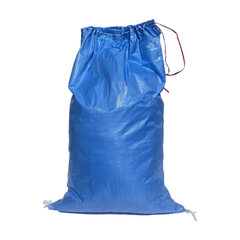10x Schwerlastsack Gewebesack Hochwassersack Getreidesack Lagersack 500 x 800 mm PP 30kg mit Band BLAU