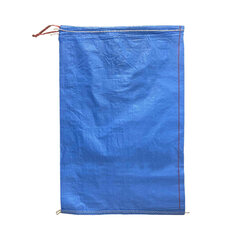 Preview: 10x Schwerlastsack Gewebesack Hochwassersack Getreidesack Lagersack 500 x 800 mm PP 30kg mit Band BLAU