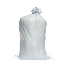 1x Schwerlastsack Gewebesack Hochwassersack Getreidesack Lagersack PP mit rotem Streifen 500 x 900 mm 30 kg weiss