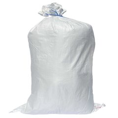 500x Schwerlastsack Gewebesack Laubsack Styroporsack Lagersack PP mit rotem Streifen 1300 x 1800 mm 230g weiss