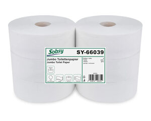 Jumbo Toilettenpapier 2-lagig Recyclingpapier Kerndurchmesser 6.0 cm 