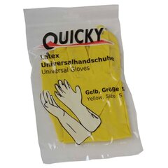 1 Paar Haushaltshandschuhe Universalhandschuhe gelb aus Latex Gr. S