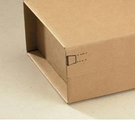 Preview: Post Karton Progress Postbox SK-Verschluss Aufreißfaden A5 A4 A3 Versandkarton