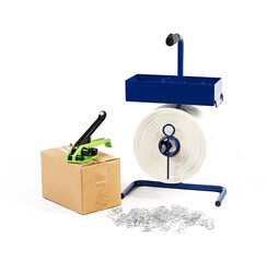 Preview: 1x Abrollgerät tragbar für Textil- und Polyester Umreifungsband  mit 76mm Kerndurchmesser