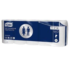 140x Tork Advanced Toilettenpapier Recycling 3-lagig 10x12,9 cm 70 Rollen je 150 Blatt