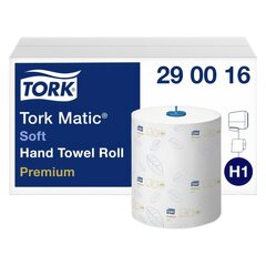 Preview: 12x Tork Matic® Rollenhandtuch H1 weiss 2-lagig 21cm x 100m 6 Rollen je 408 Abrisse