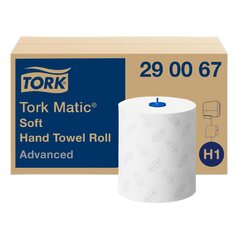Preview: 12x Tork Matic® Rollenhandtuch H1 weiss 2-lagig 21cm x 150m 6 Rollen je 612 Abrisse
