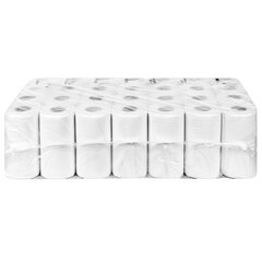 Preview: 56 Rollen Ecoline Toilettenpapier 3-lagig aus Zellstoff  250 Blatt 9,6x11 cm 56 Rollen