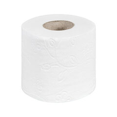 Preview: 56 Rollen Ecoline Toilettenpapier 3-lagig aus Zellstoff  250 Blatt 9,6x11 cm 56 Rollen