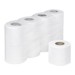 64 Rollen Ecoline Toilettenpapier 3-lagig aus Zellstoff  250 Blatt 9,3x11 cm 64 Rollen