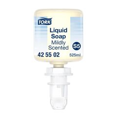 8x Tork Mild-Duftende Flüssigseife Mini S5 94x92x184mm 8 Flaschen je 525 ml