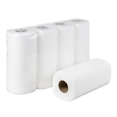 Preview: 160 Rollen EcoLine Küchenrolle 3-lagig Zellstoff 50 Blatt 22,5cm x 22cm 32 Rollen