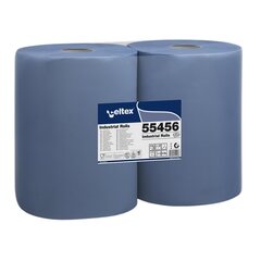 Celtex Putzpapier 2-lagig 36x36cm blau 2 Rollen je 500 Blatt