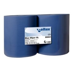 1x Celtex Putzpapier 2-lagig 36 x 36 cm blau  2 Rollen je 1000 Blatt