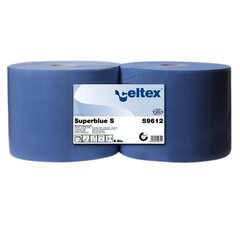 Celtex Putzpapier 3-lagig 22x36 cm blau 2 Rollen je 500 Blatt