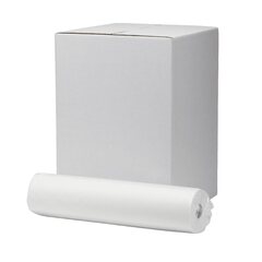 3180x VEPATIM Liegenabdeckungen 2-lagig Papier mit PE-Beschichtung weiß 59,5x38cm 265 Abrisse 6 Rollen je 100m