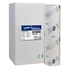 3160x VEPATIM Liegenabdeckungen 2-lagig Tissue weiß 59x38cm 395 Abrisse 4 Rollen je 150m