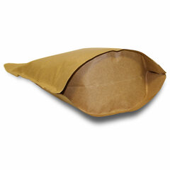 Preview: Standbodenbeutel Kraftpapier braun High Barrier mit Alubeschichtung 85x145x50mm 100ml 