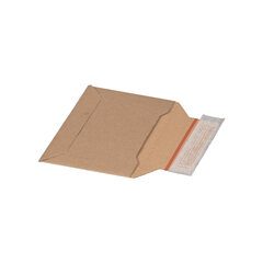 100x Wellpappe Versandtaschen 177x120mm bis 48mm Höhe Selbstklebeverschluss Aufreißfaden Kompaktbrief