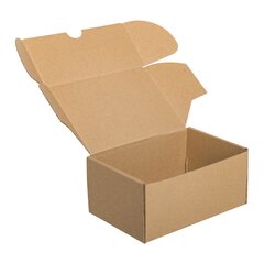 25x Stülpdeckelkarton DHL-Kleinpaket 176x118x80mm (Außenmaß) braun wiederverwendbar