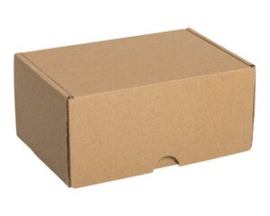 Preview: 25x Stülpdeckelkarton DHL-Kleinpaket 176x118x80mm (Außenmaß) braun wiederverwendbar