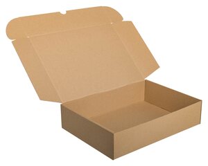 25x Stülpdeckelkarton DHL-Kleinpaket 346x247x80mm (Außenmaß) braun wiederverwendbar
