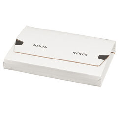 Preview: 25x Universalverpackung 217x155mm bis 60mm Höhe Selbstklebeverschluss Aufreißfaden  A5 weiß