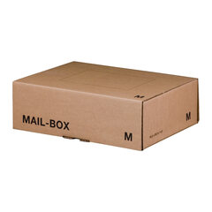 Versandkarton 331x241x104mm MAILBOX M mit Steckverschluss wiederverschließbar braun