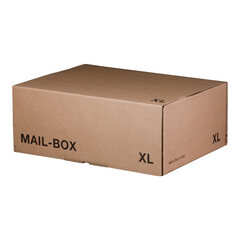 20x Versandkarton 460x333x174mm MAILBOX XL mit Steckverschluss wiederverschließbar braun