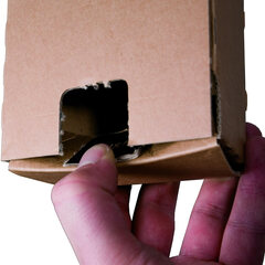 Preview: 100x Trapez Versandverpackung  435x105/55x75mm für gerollte Güter mit Selbstklebeverschluss A2