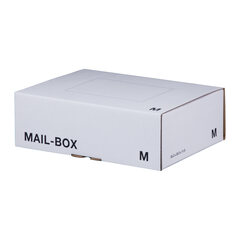 80x Versandkarton 331x241x104mm MAILBOX M mit Steckverschluss wiederverschließbar weiß