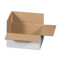 Preview: 9000x Faltkarton  200x150x100mm (Außenmaß) 1-wellig weiß