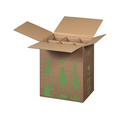 Weinversandkarton ECO für  6 oder 12 Weinflaschen mit DHL Zertifizierung