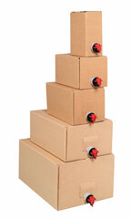 Preview: Bag in Box Getränkekarton 1,5 3 5 Liter Beutel Saft Wein Sirup Öl Seife Wasser