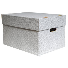 78x Aufbewahrungsboxen mit abnehmbaren Deckel 493x343x295mm weiß grau