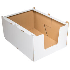 8x Stapelbehälter Regalkarton aus Wellpappe 'S' 380x360x200mm stapelbar robust