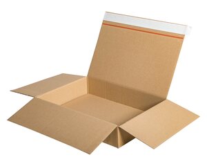 100x Automatikbodenkarton DHL-Kleinpaket 348x248x78mm (Außenmaß) Selbstklebeverschluss