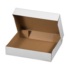 Versandkarton 300-600mm schnell aufzurichten wiederverschliessbar weiß 4 Grössen