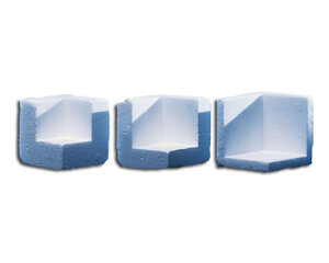 Schutzecken aus EPS 3-flächig 100 x 100 x 100 x 15mm