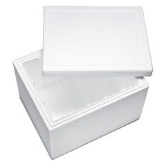 1x Isolierbox mit Deckel aus Styropor EPS 690 x 565 x 470 mm 101,5 Liter