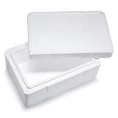 8x Isolierboxen mit Deckel aus Styropor EPS 596 x 396 x 277 mm 25 Liter