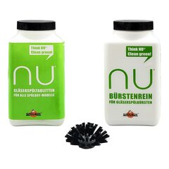 Spülboy Reinigungsset Gläserspültabletten Bürstenrein & Standard-Bürstenkopf